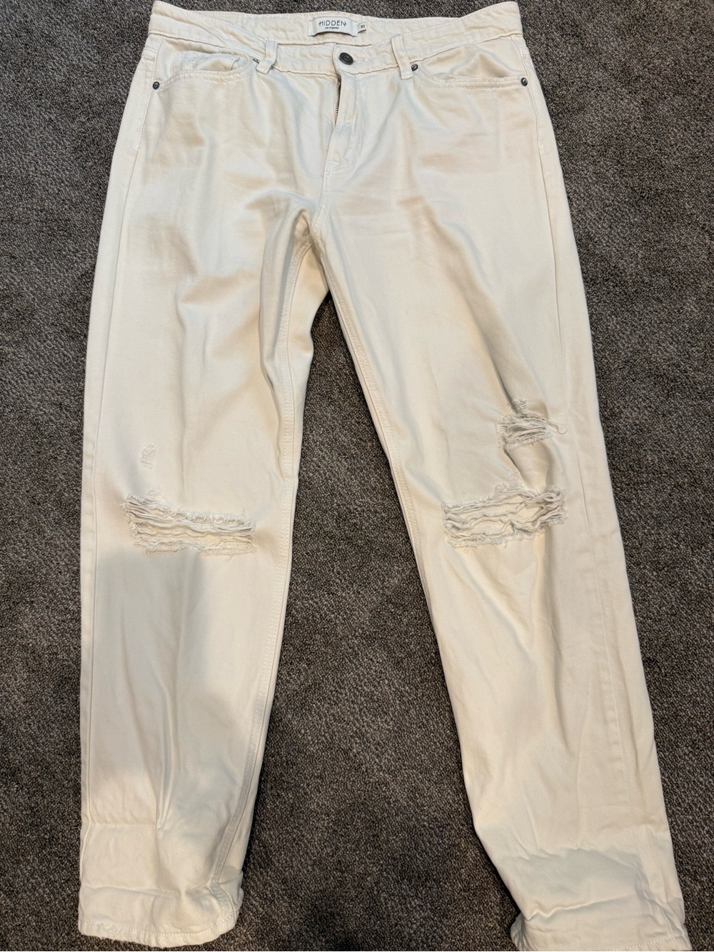 Hidden white ripped Women's Jeans size 30